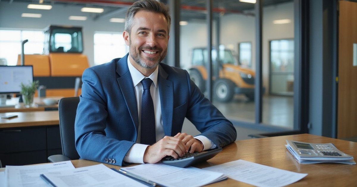 Business owner calculating Section 179 tax deductions