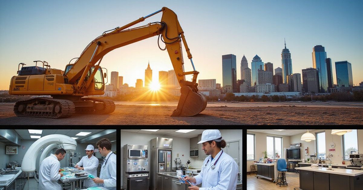 Various industries using equipment financing in Dallas