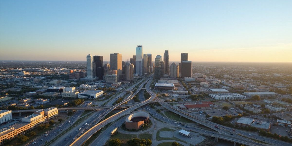 Map of Equipment Financing Dallas Pros service areas across DFW